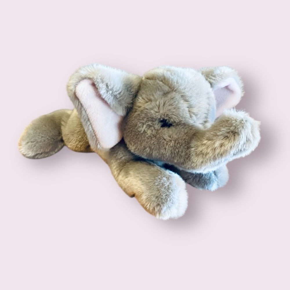 Aurora Small Ellie Flopsie Adorable Stuffed Animal Gray 14”